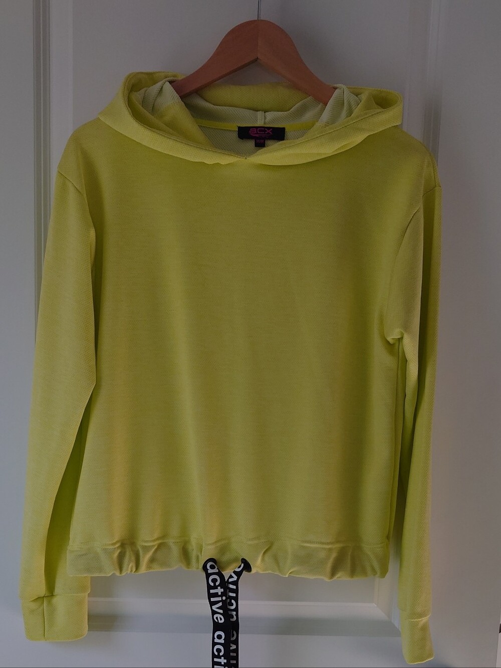 Lime Green Hooded Women's Sweater